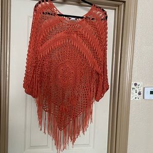 Crochet Poncho Sweater